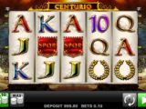 Centurio Online herní automat Centurio zdarma, bez vkladu
