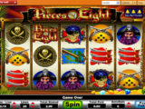 Pieces of Eight -- Obrázek casino automatu Pieces of Eight online