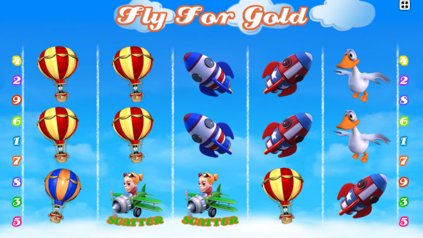 Automat online zdarma - Fly for Golg od Kajotu