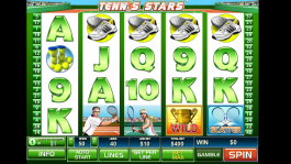Online casino hrací automat zdarma Tennis Stars