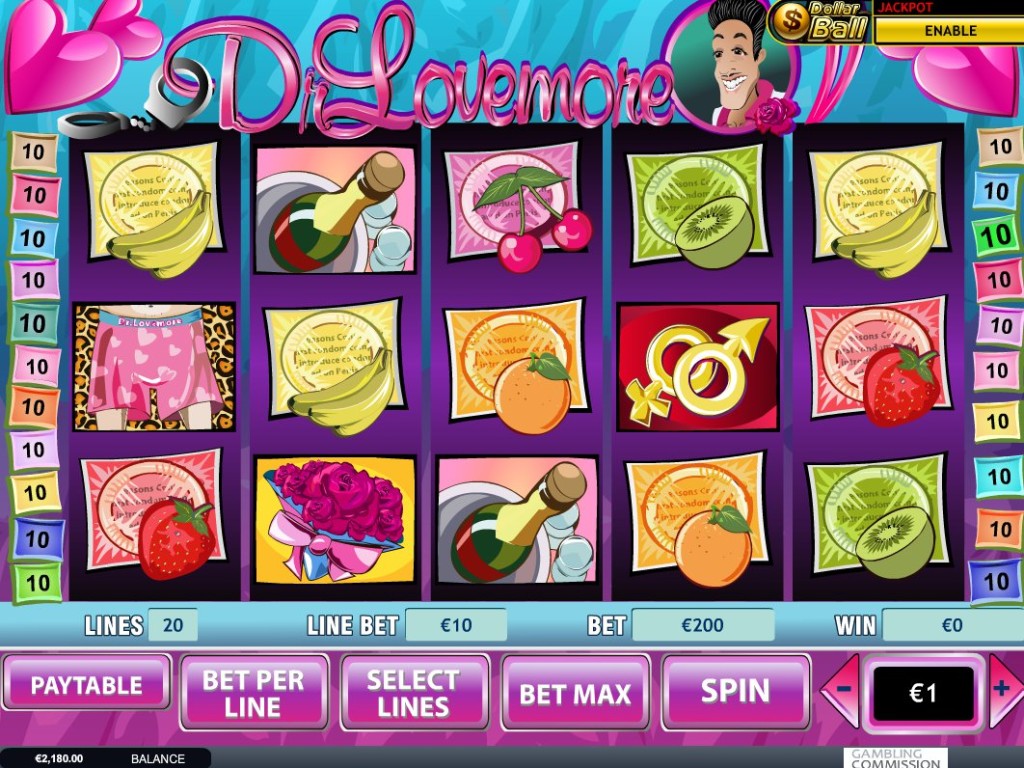 Herní casino automat Dr. Lovemore zdarma