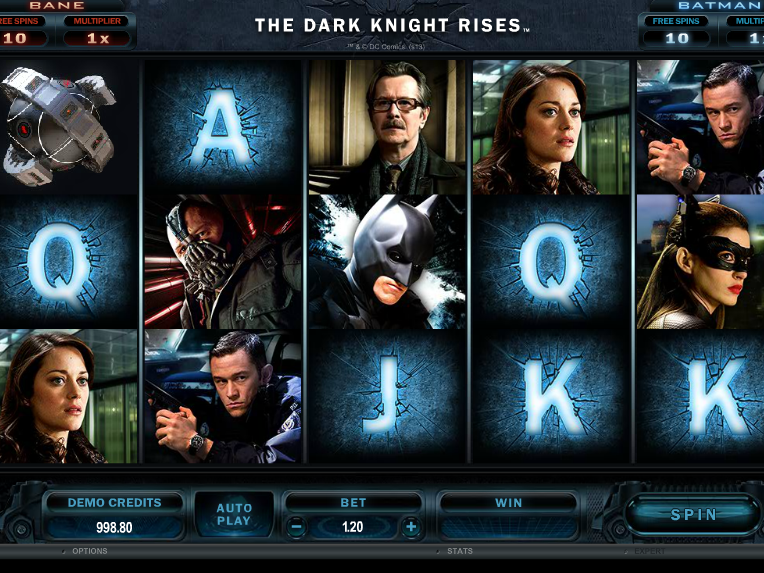 Obrázek z automatu The Dark Knight Rises online zdarma