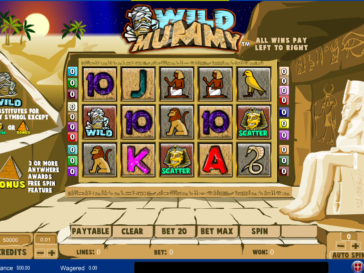 obrázek automatu Wild Mummy zdarma online