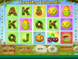 obrázek ze hry automatu online zdarma Fruity Friends