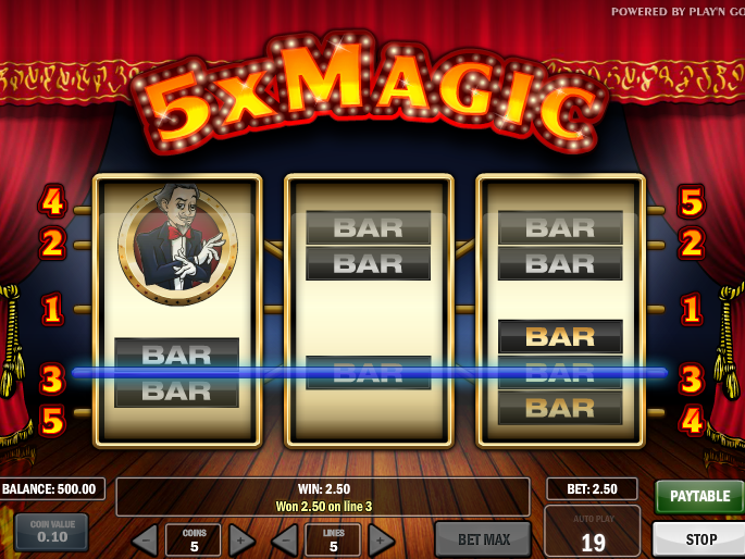 automat 5x Magic online zdarma