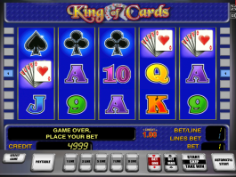 Online automat zdarma King of Cards