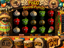Paco and the Popping Peppers online automat zdarma