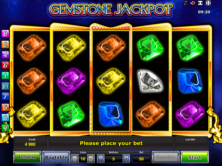 online automat Gemstone Jackpot zdarma