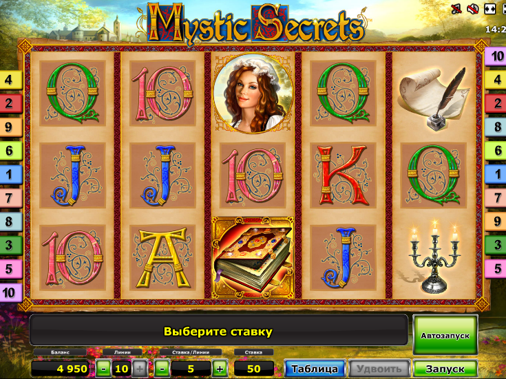 Online casino automat Mystic Secrets zdarma