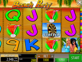 Beach Party automat zdarma online