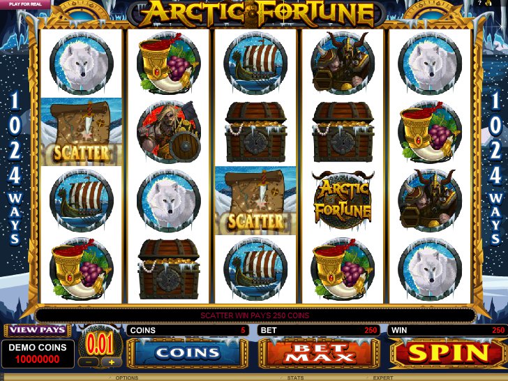 Online casino automat Arctic Fortune bez registrace