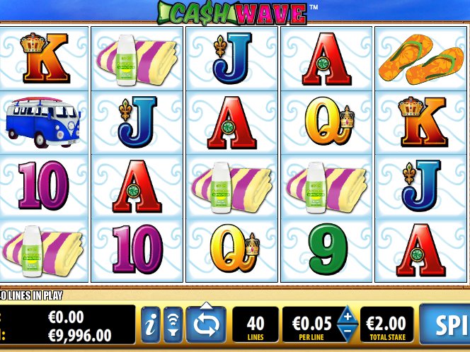 Online casino automat Cash Wave zdarma