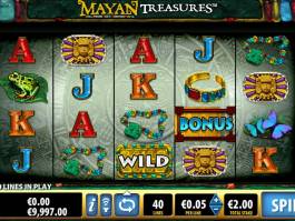 online casino automat Mayan Treasures zdarma