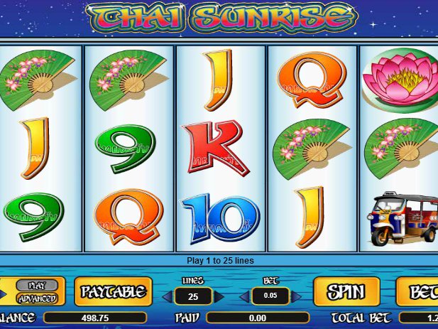 online casino automat Thai Sunrise