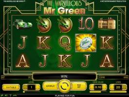 Online automat zdarma The Marvellous Mr. Green