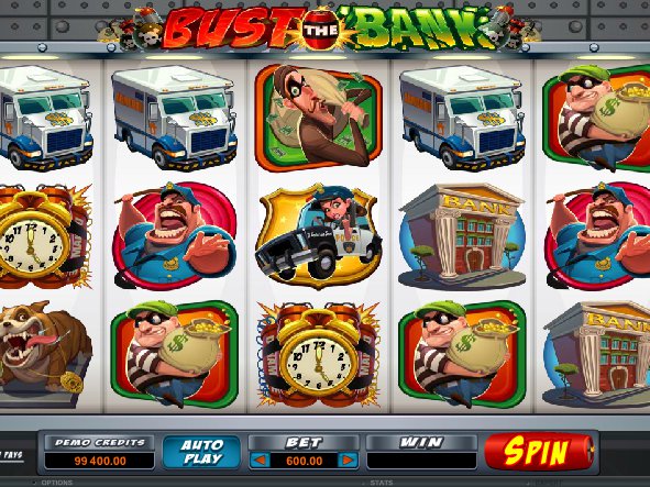 online výherní automat Bust the Bank zdarma