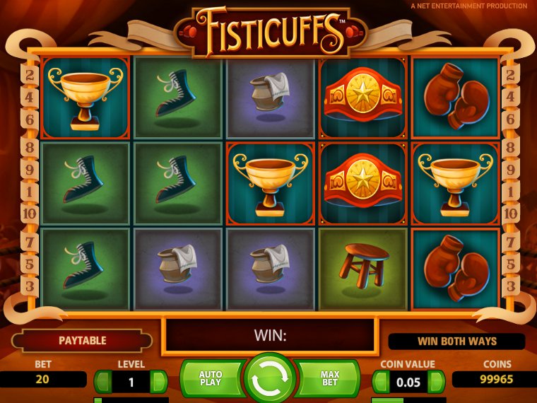 Zdarma online casino automat Fisticuffs