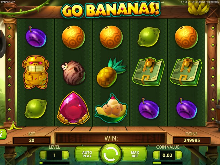 herní online automat Go Bananas! zdarma