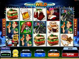herní online automat zdarma Santa´s Wild Ride