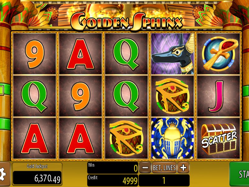 Casino online automat Golden Sphinx zdarma online
