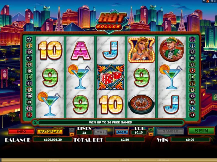 Casino online automat zdarma Hot Roller