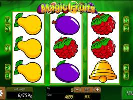 Zdarma online výherní automat Magic Fruits
