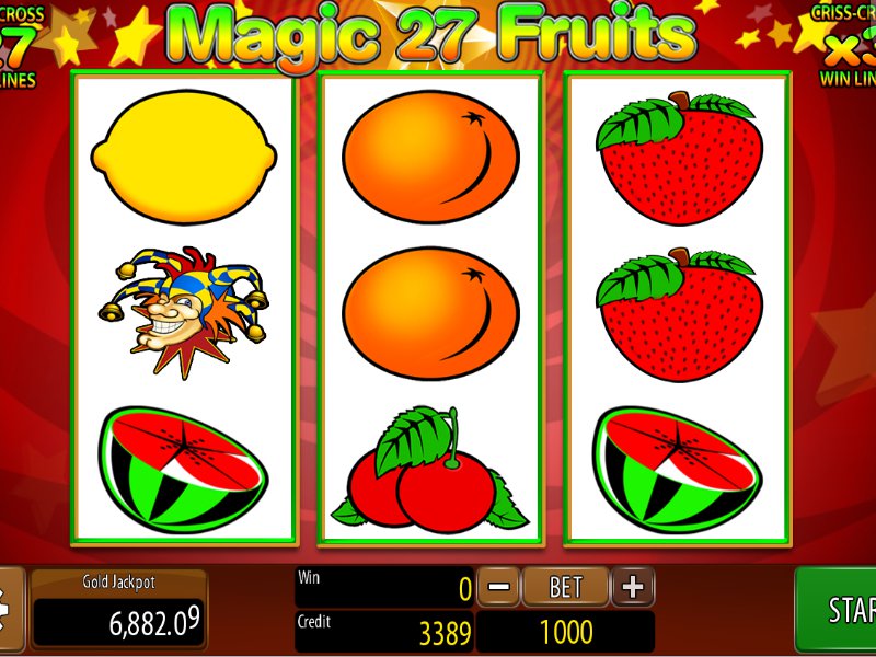 Hrací automat Magic Fruits 27 online zdarma