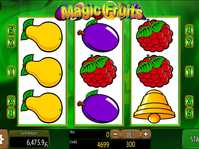 Zdarma online výherní automat Magic Fruits
