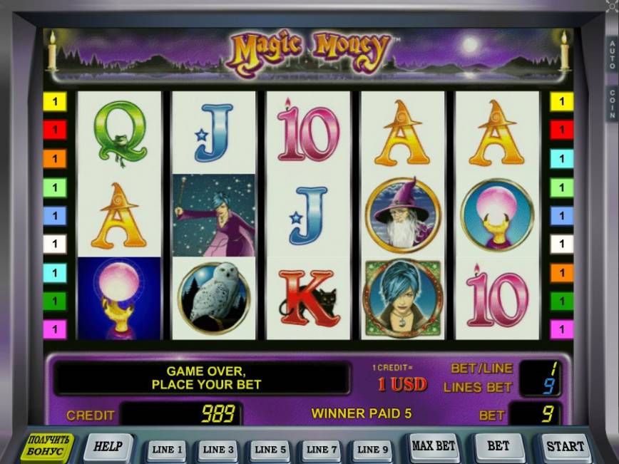 Magic Money online automat zdarma