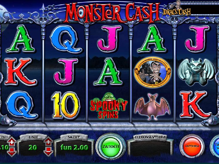 Herní online automat Monster Cash zdarma