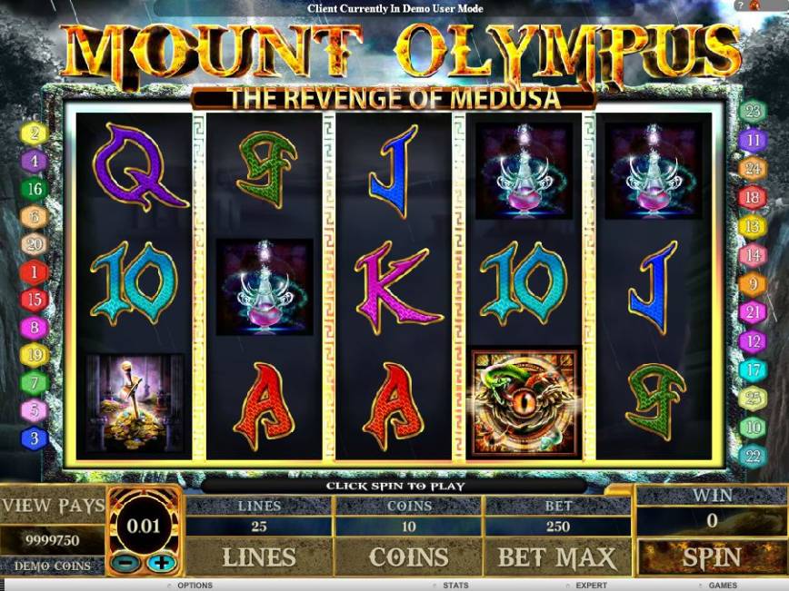 Hrací automat Mount Olympus online zdarma