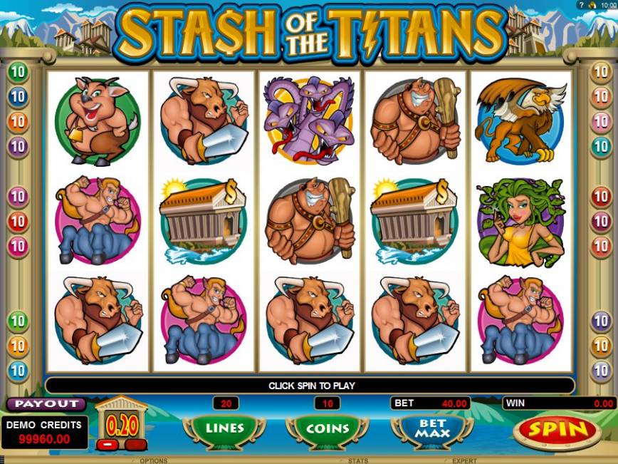 Hrací automat Stash of the Titans zdarma online