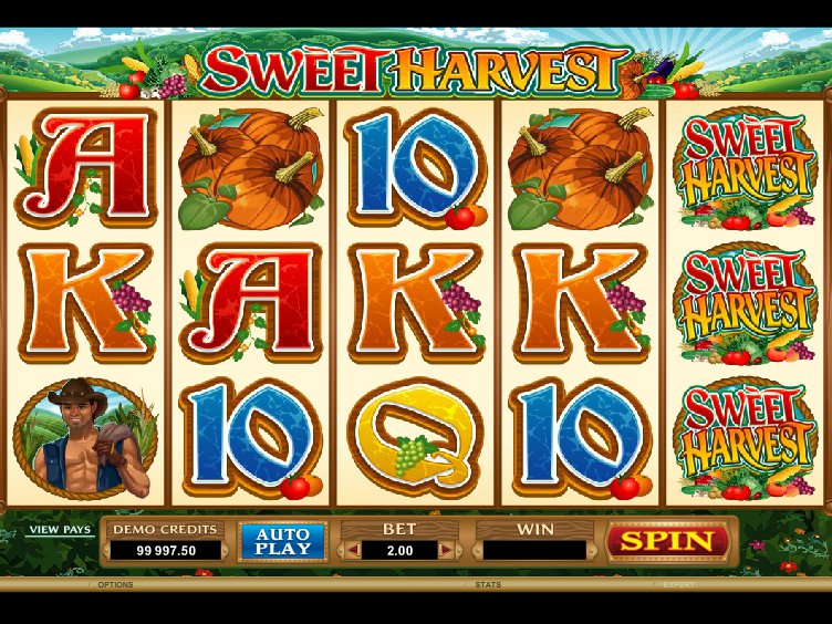 Hrací casino online automat Sweet Harvest zdarma