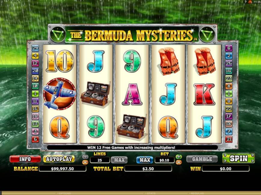Hrací online automat The Bermuda Mysteries zdarma