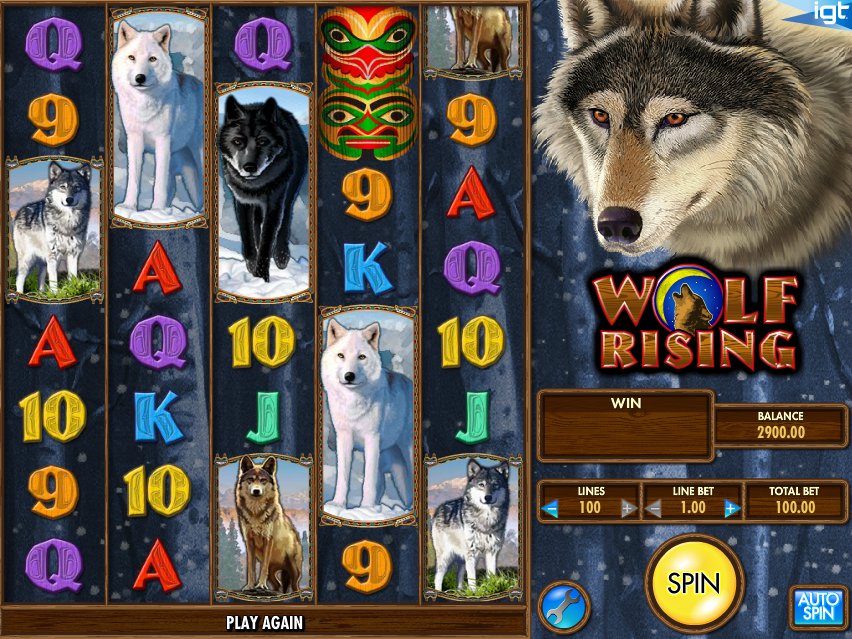 Herní automat Wolf Rising online zdarma