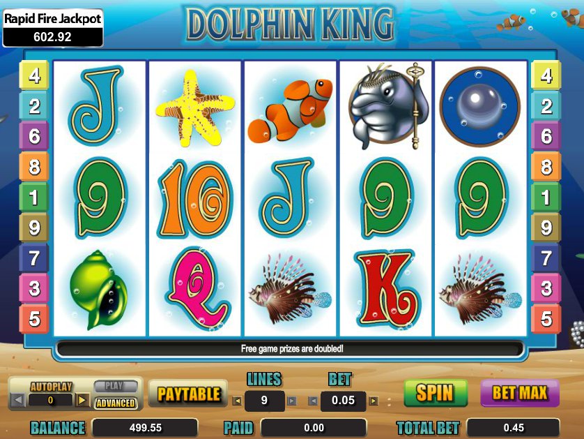 Automat Dolphin King bez registrace