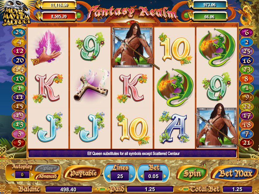 Casino hra Fantasy Realm online