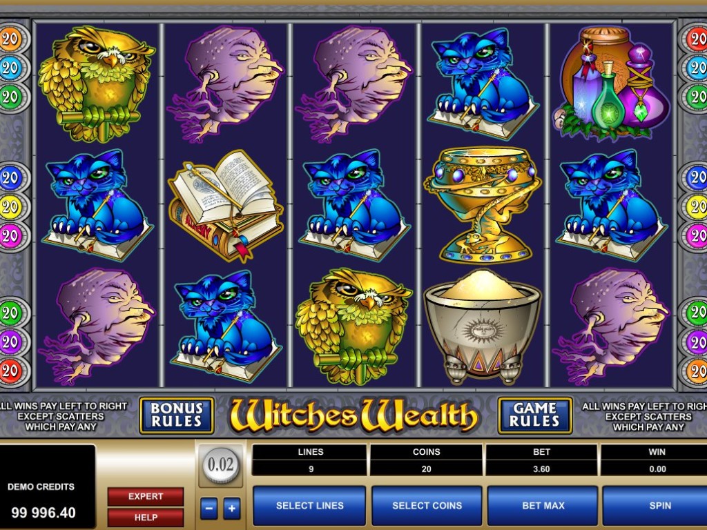 Witches Wealth casino online hra