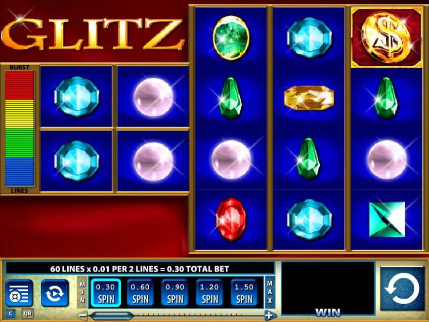 Herní online automat zdarma Glitz Money Burst