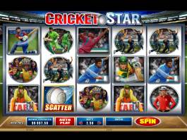 Online automat Cricket Star pro zábavu