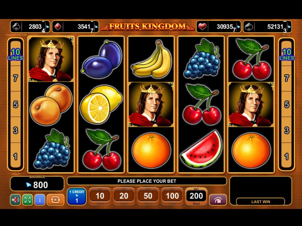 Casino online automat Fruits Kingdom