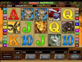 Herní casino automat Mega Moolah