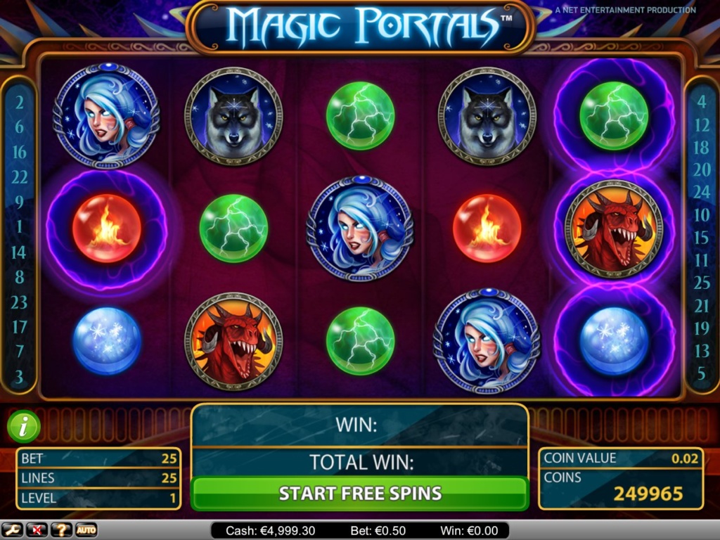 Casino automat Magic Portals zdarma online