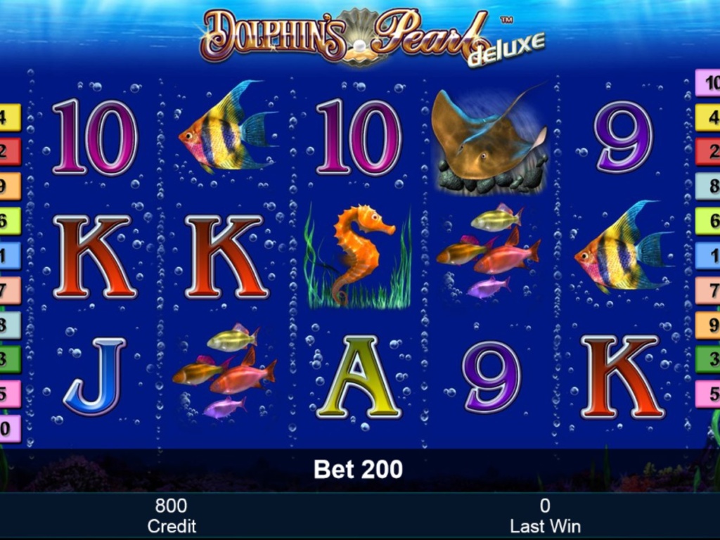 Casino automat Dolphin´s Pearl Deluxe online, bez stahování