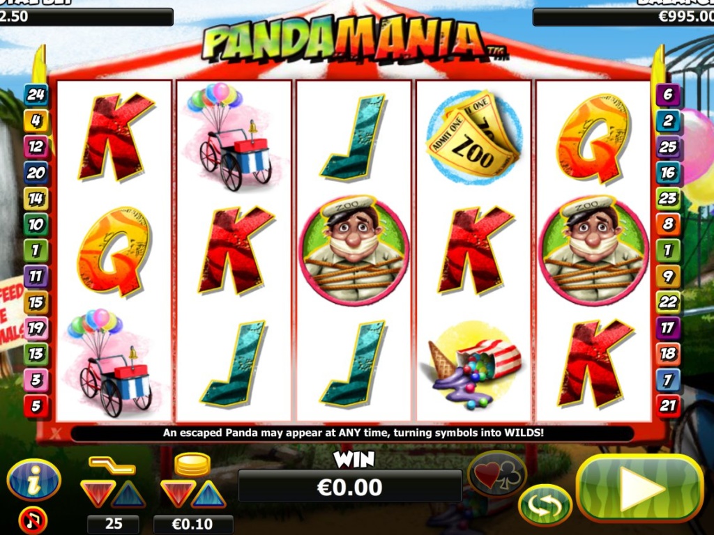 Zdarma hrací casino automat Pandamania