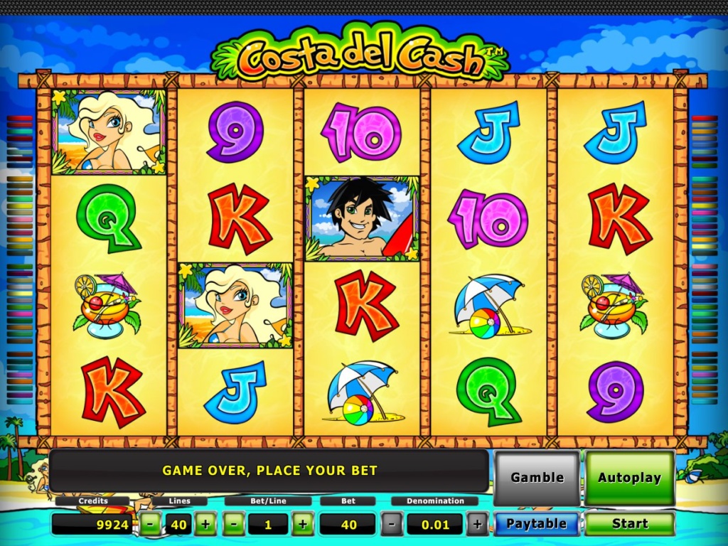 Online casino automat - Costa del Cash zdarma