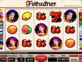 Zahrajte si online casino automat Firestarter zdarma