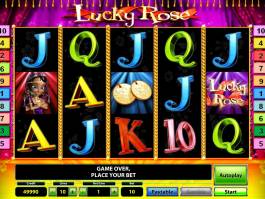 Online casino automat Lucky Rose zdarma