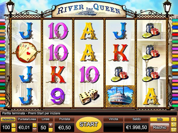 Online casino automat River Queen zdarma, bez vkladu