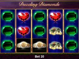 Online casino hra Dazzling Diamonds zdarma, bez vkladu